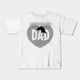 Dope Black Dad Kids T-Shirt